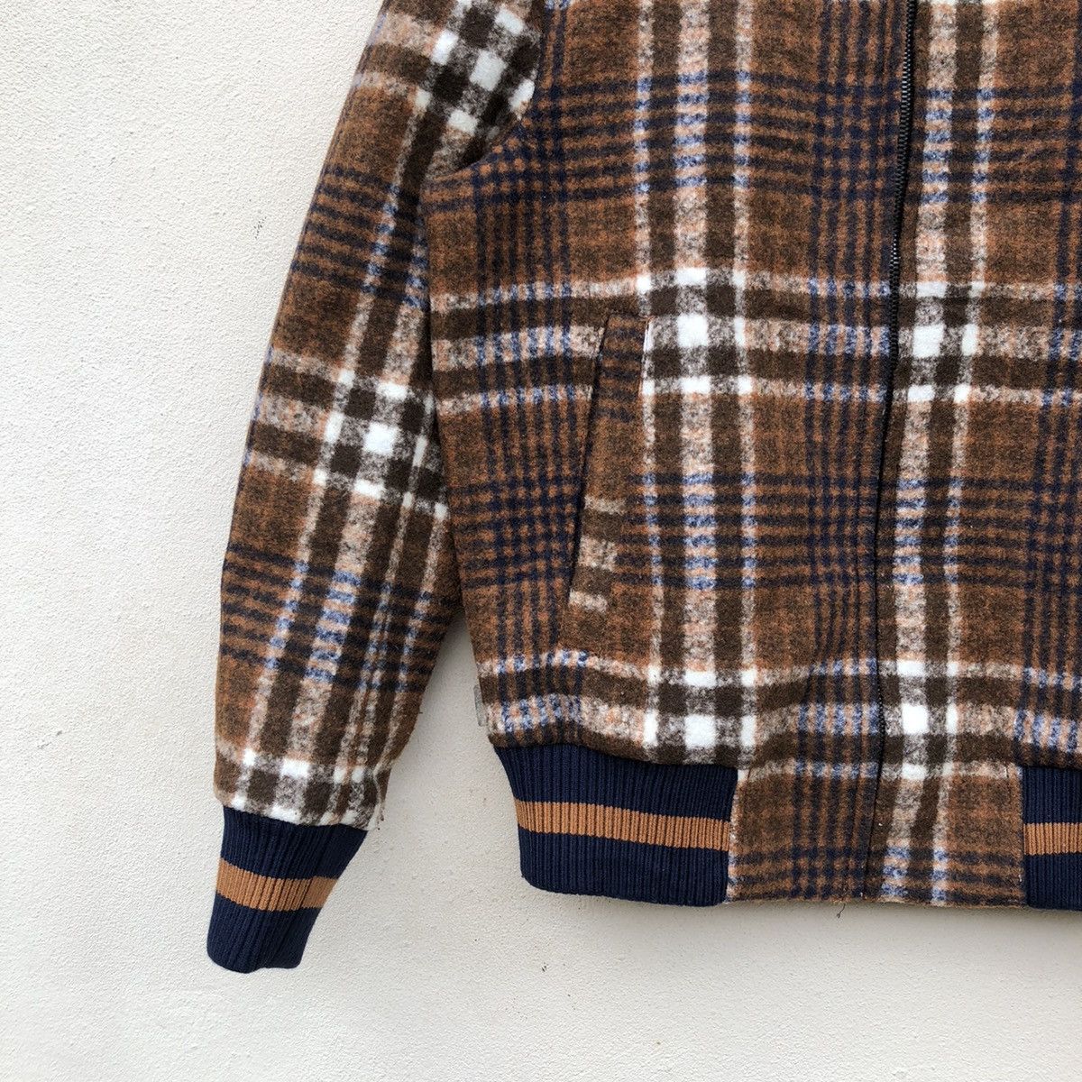 Zara ZARA CHECKERED DESIGN WOOL JACKET Size US S / EU 44-46 / 1 - 5 Thumbnail