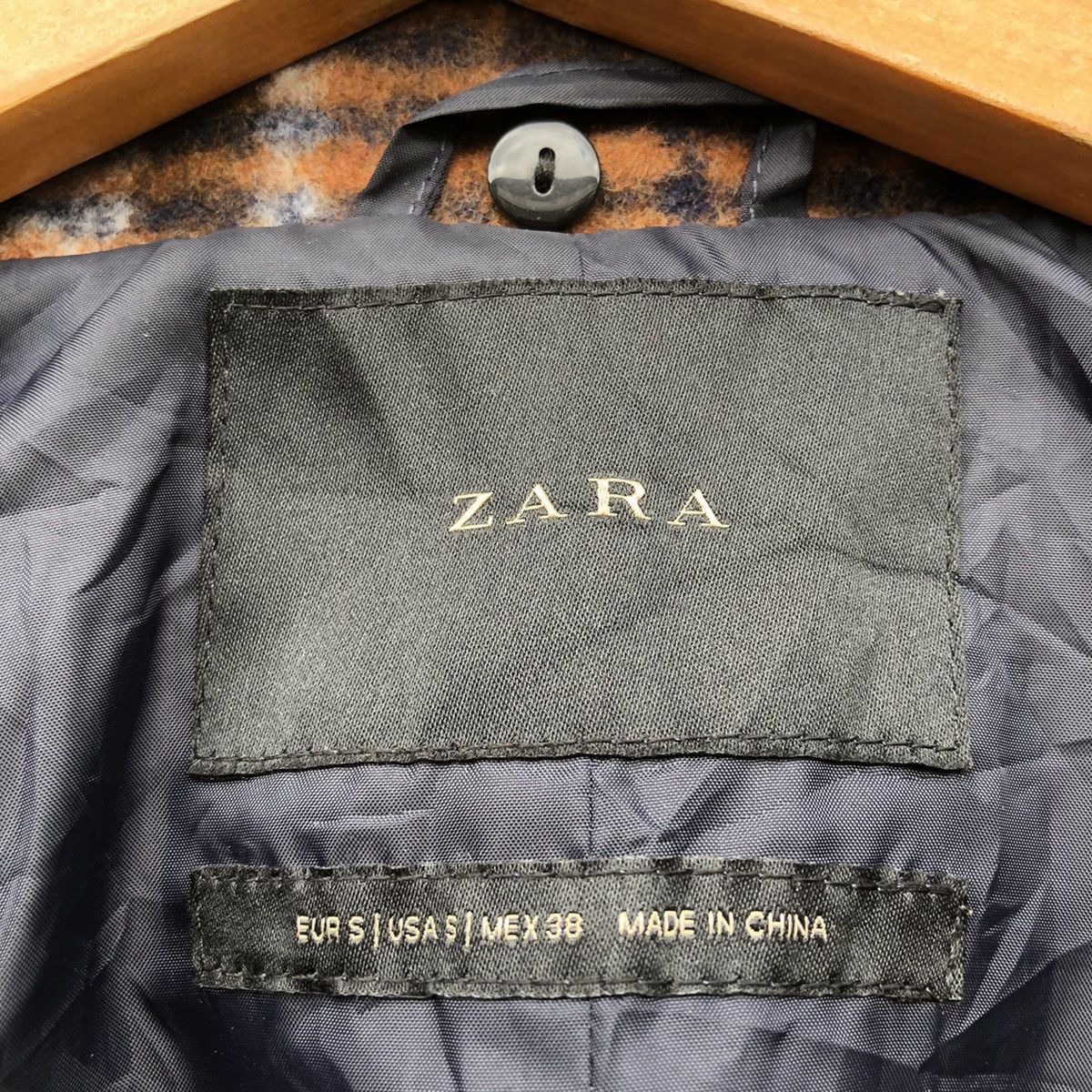 Zara ZARA CHECKERED DESIGN WOOL JACKET Size US S / EU 44-46 / 1 - 10 Thumbnail