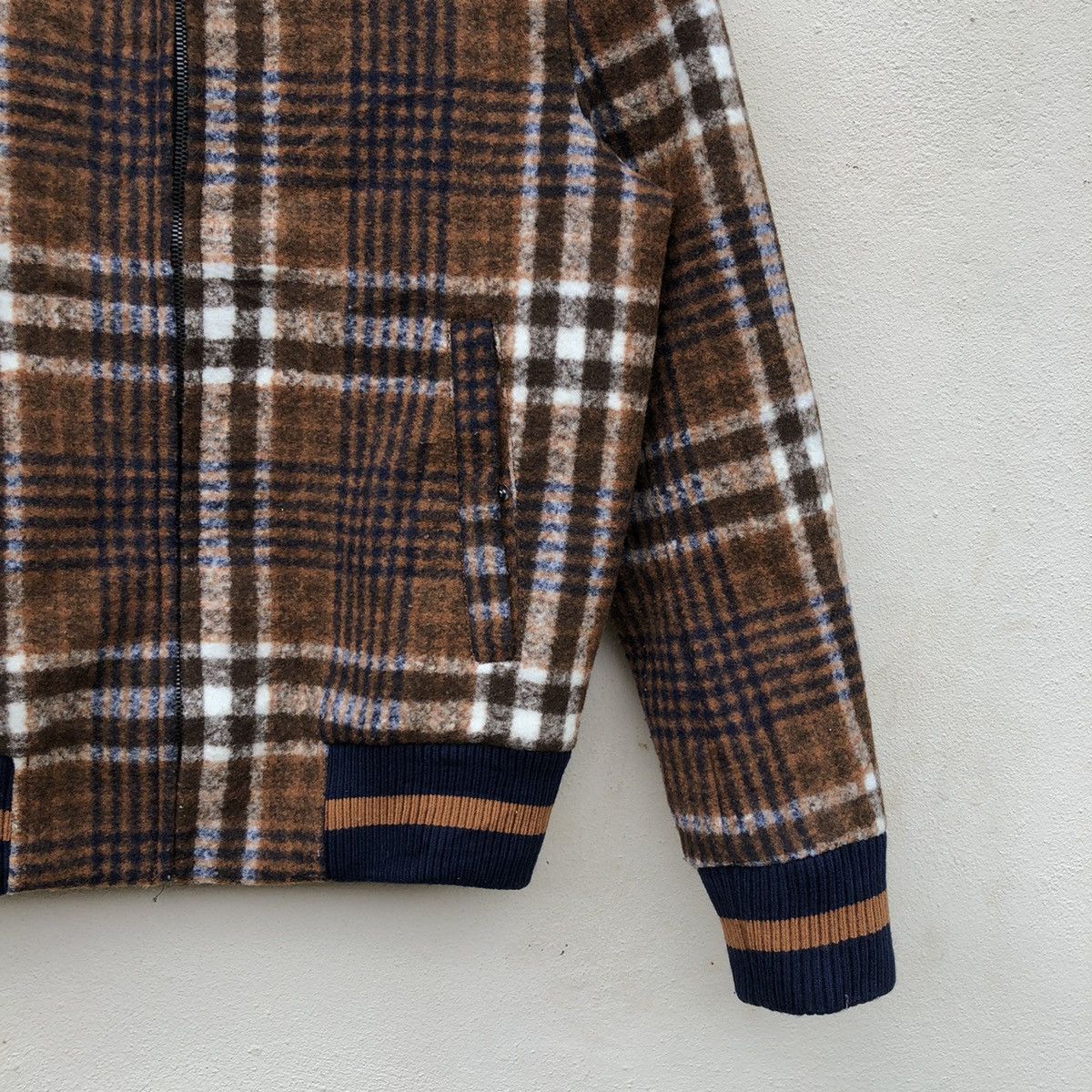 Zara ZARA CHECKERED DESIGN WOOL JACKET Size US S / EU 44-46 / 1 - 4 Thumbnail