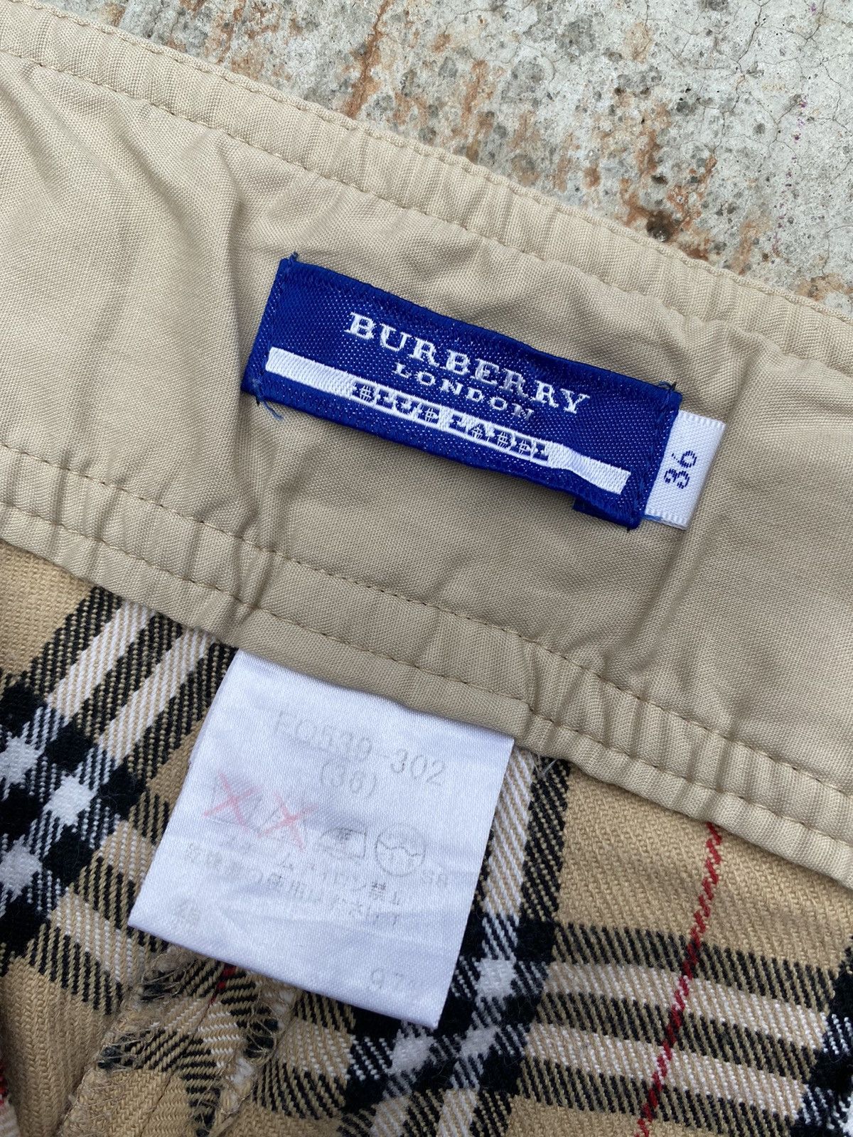Burberry × Burberry Prorsum Burberry London Blue Label Novacheck Trouser 3q Pants Size US 27 - 6 Thumbnail