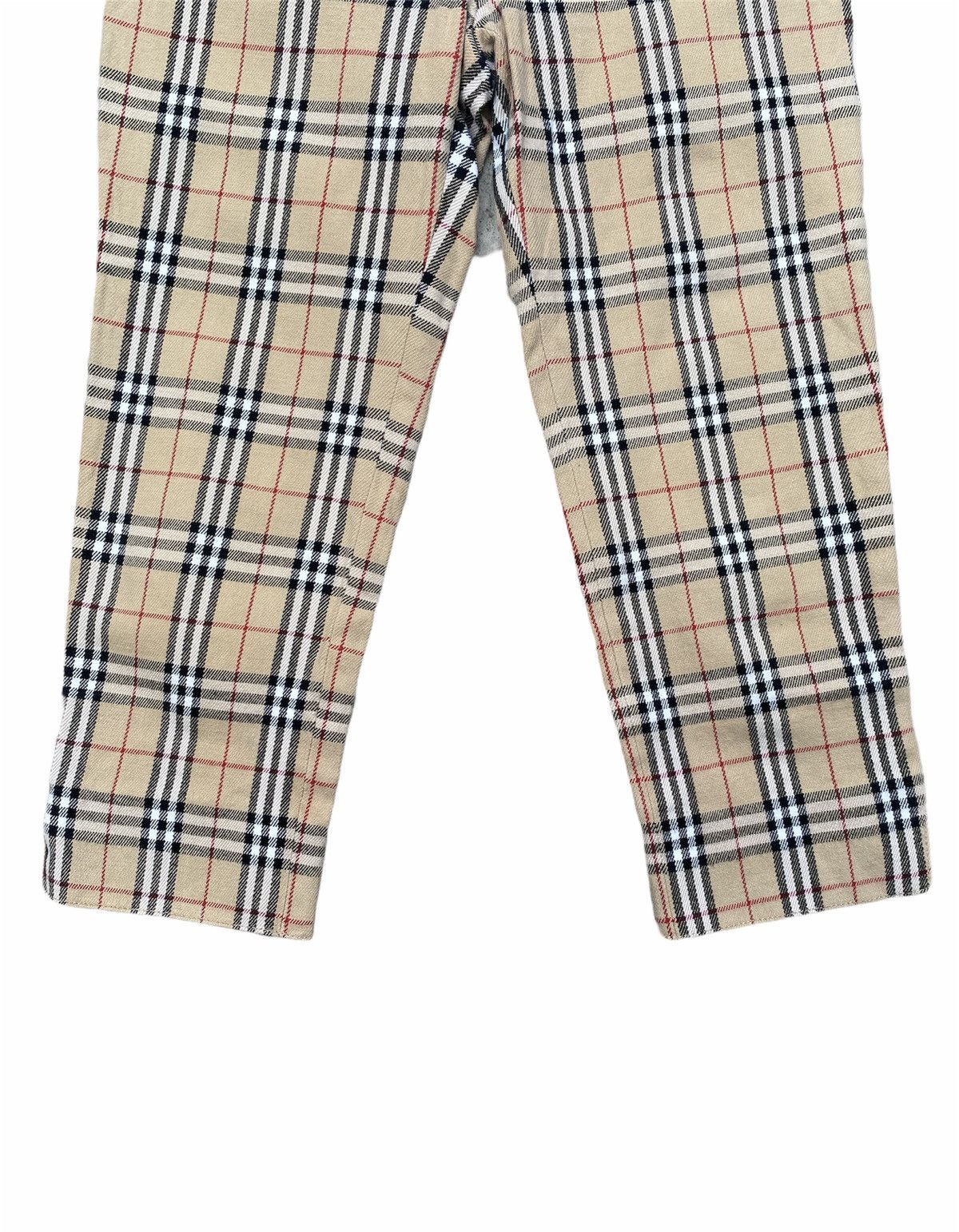 Burberry × Burberry Prorsum Burberry London Blue Label Novacheck Trouser 3q Pants Size US 27 - 4 Thumbnail