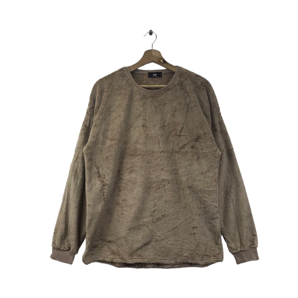 HARE Hare Japanese Brand Fleece Retro Sherpa Sweatshirt Size US M / EU 48-50 / 2 - 1 Thumbnail