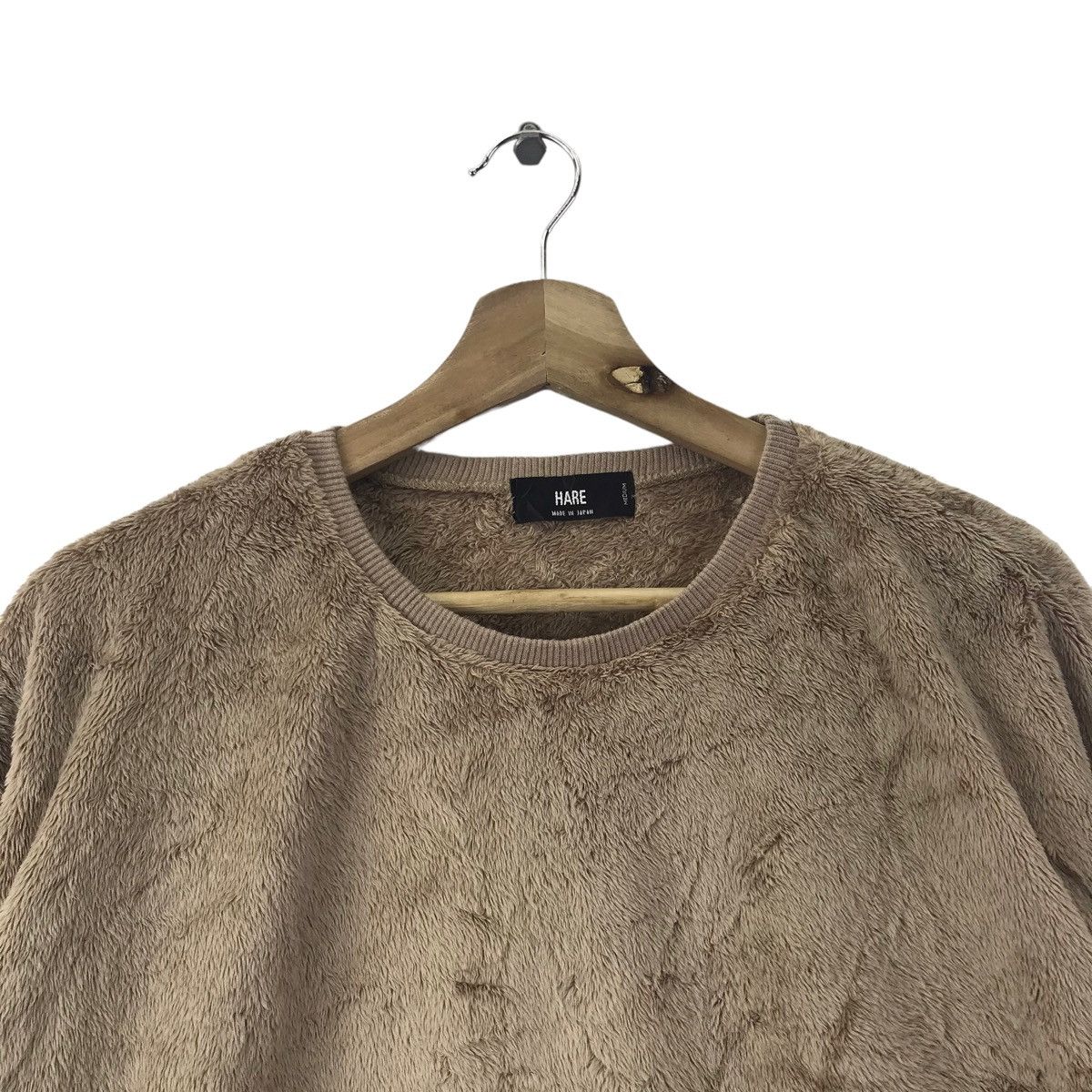 HARE Hare Japanese Brand Fleece Retro Sherpa Sweatshirt Size US M / EU 48-50 / 2 - 2 Thumbnail