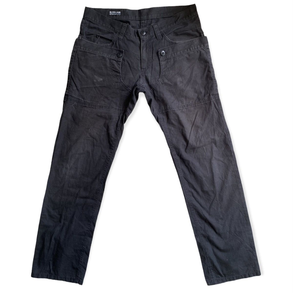 image of Final Home Reconstructed Double Waist Pant in Black, Men's (Size 32)
