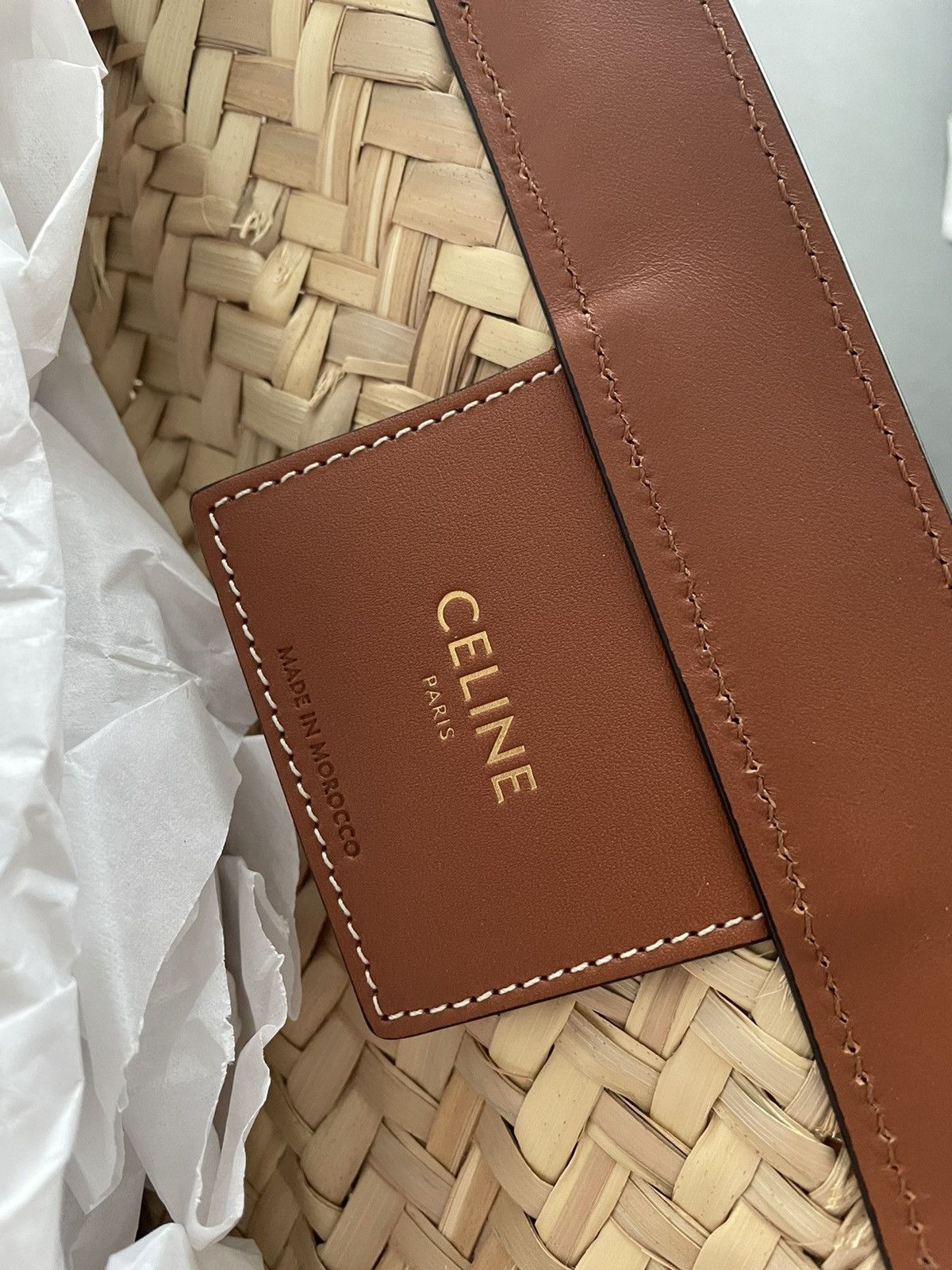 Celine × Hedi Slimane Super Runway RARE Celine Tote Picnic Bag by Hedi Slimane Size ONE SIZE - 5 Thumbnail