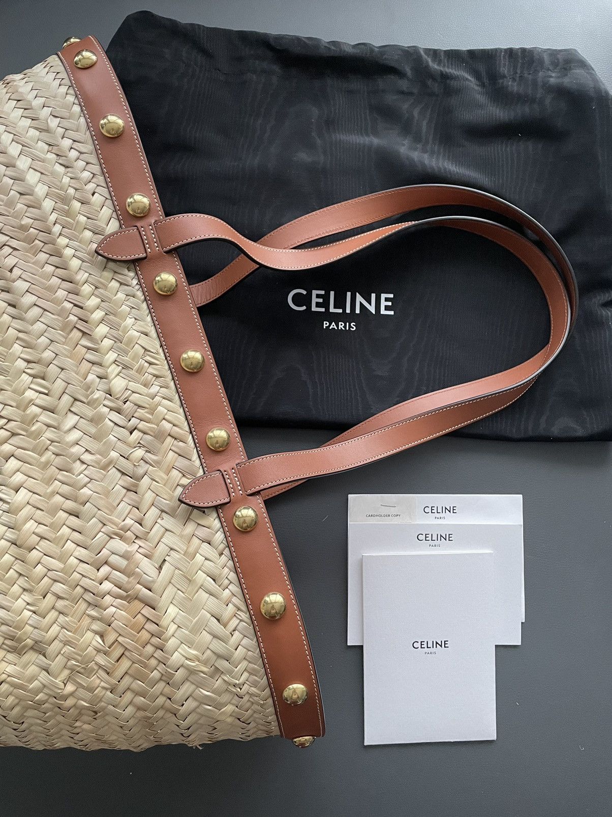 Celine × Hedi Slimane Super Runway RARE Celine Tote Picnic Bag by Hedi Slimane Size ONE SIZE - 1 Thumbnail