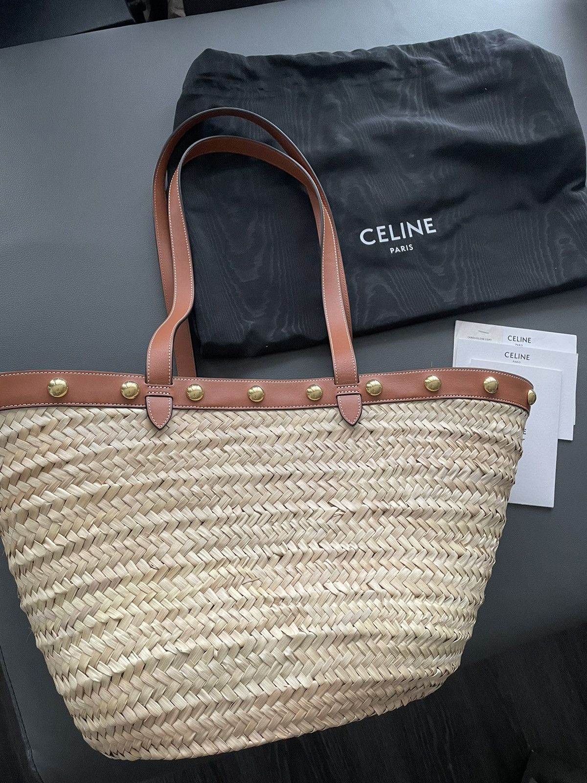 Celine × Hedi Slimane Super Runway RARE Celine Tote Picnic Bag by Hedi Slimane Size ONE SIZE - 15 Thumbnail