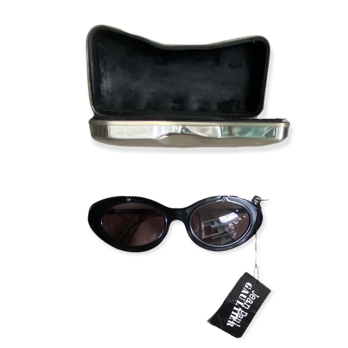 Jean Paul Gaultier Kept Unsure Vintage JPG Cat eye Sunglasses 56-7201 Size ONE SIZE - 1 Thumbnail
