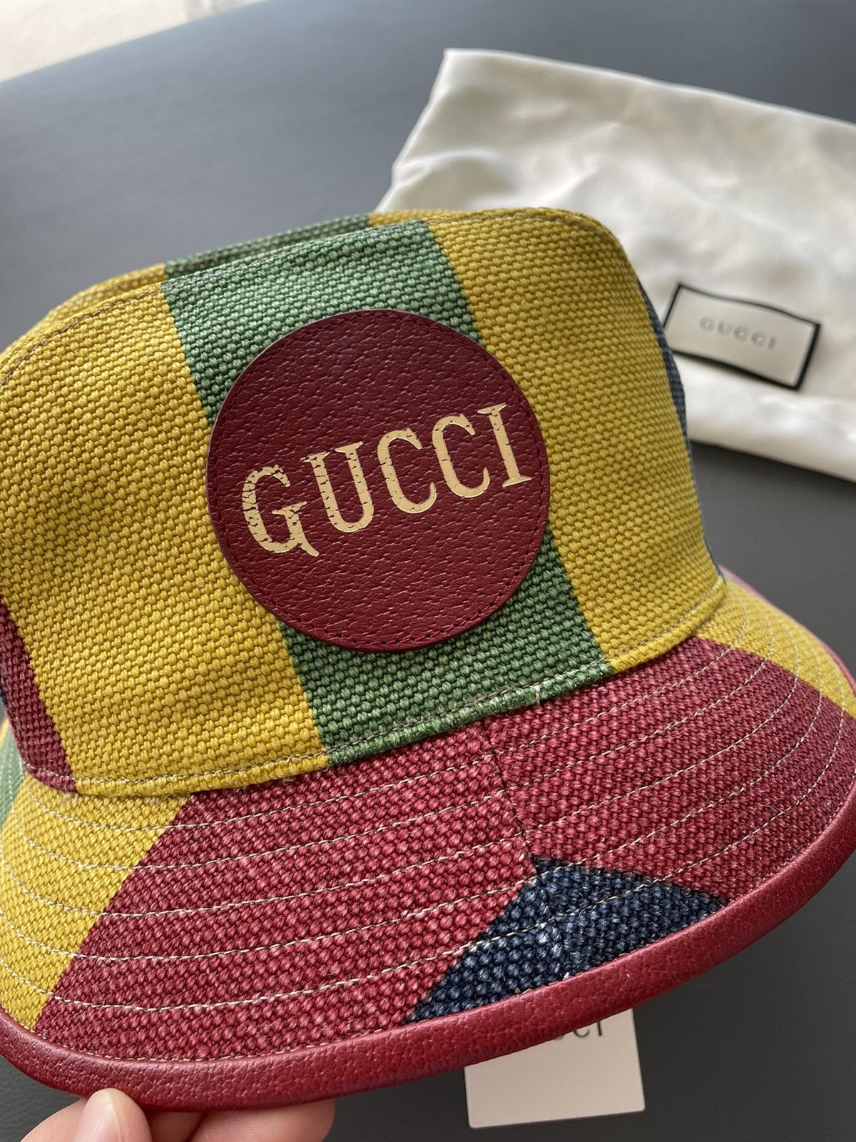 Gucci Super Runway Limited Edition Gucci Logo Hat Size ONE SIZE - 1 Thumbnail