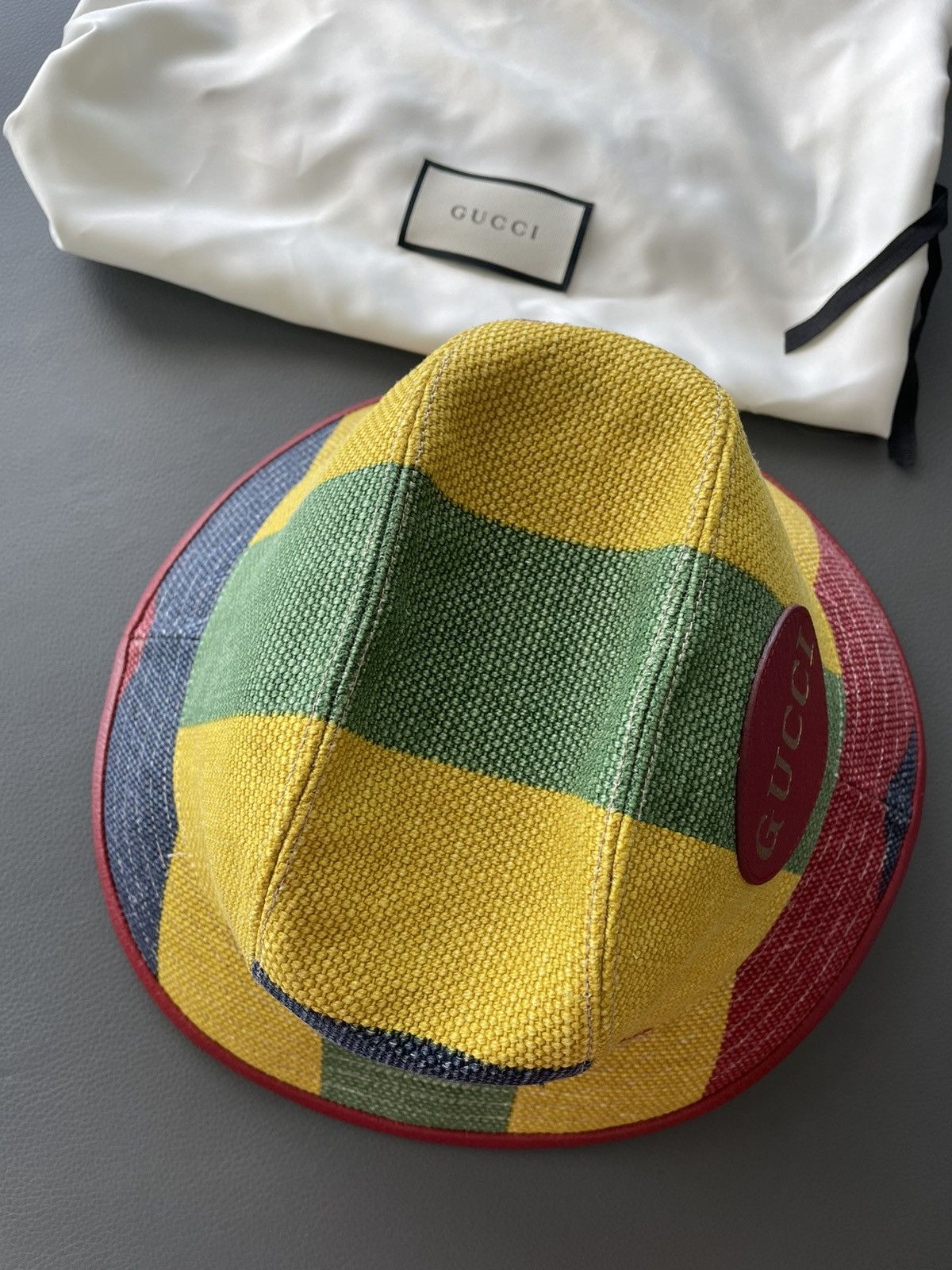 Gucci Super Runway Limited Edition Gucci Logo Hat Size ONE SIZE - 7 Thumbnail