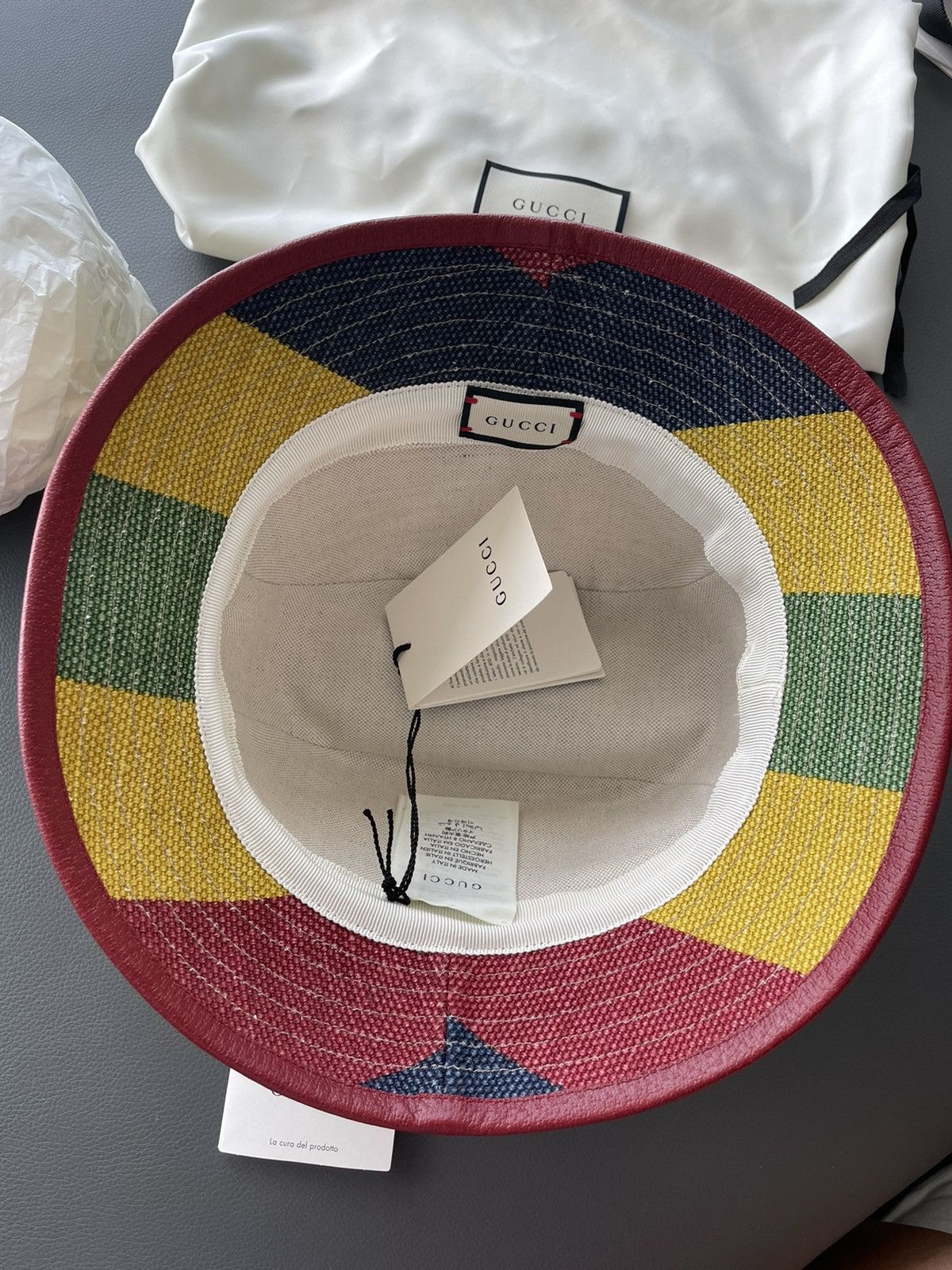 Gucci Super Runway Limited Edition Gucci Logo Hat Size ONE SIZE - 14 Thumbnail