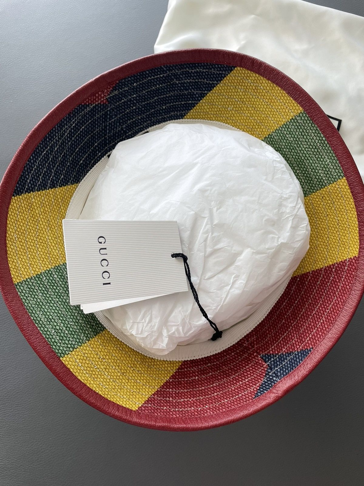 Gucci Super Runway Limited Edition Gucci Logo Hat Size ONE SIZE - 13 Thumbnail