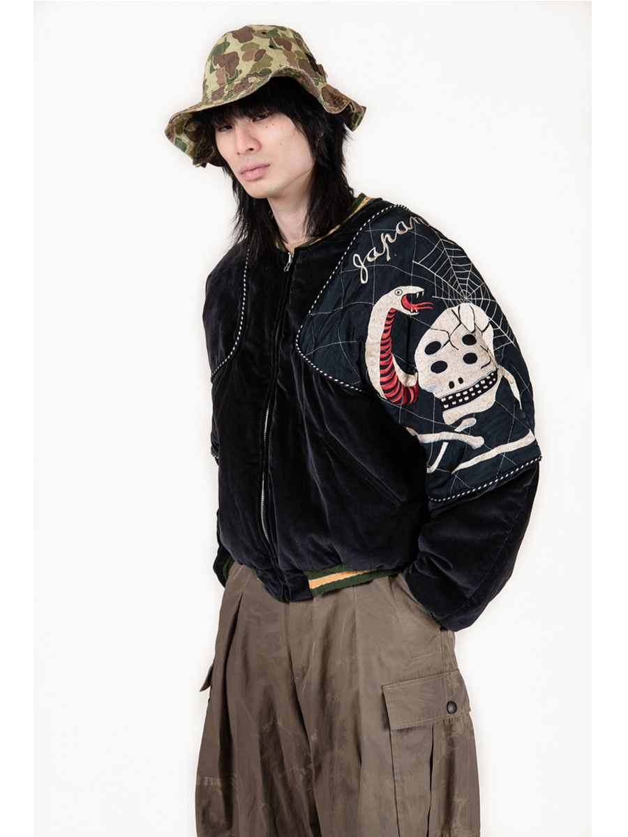 ジャケット・アウター Kapital Sham Rain Skull Snake Bomber JKT Kapital Sham Rain Skull Snake Bomber JKT