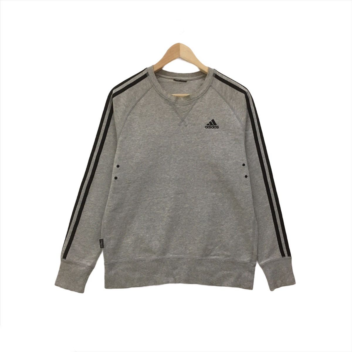 Adidas × Japanese Brand × Vintage Vintage Adidas Sweatshirt Adidas Three Stripe AdidasTrefoil Size US M / EU 48-50 / 2 - 1 Thumbnail