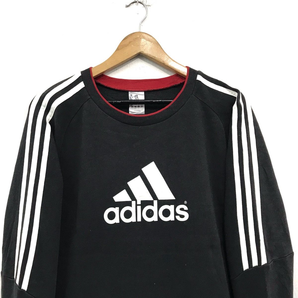 Adidas × Vintage Vintage adidas Sweatshirt AdidasThree Stripe Adidas Trefoil Size US S / EU 44-46 / 1 - 2 Thumbnail