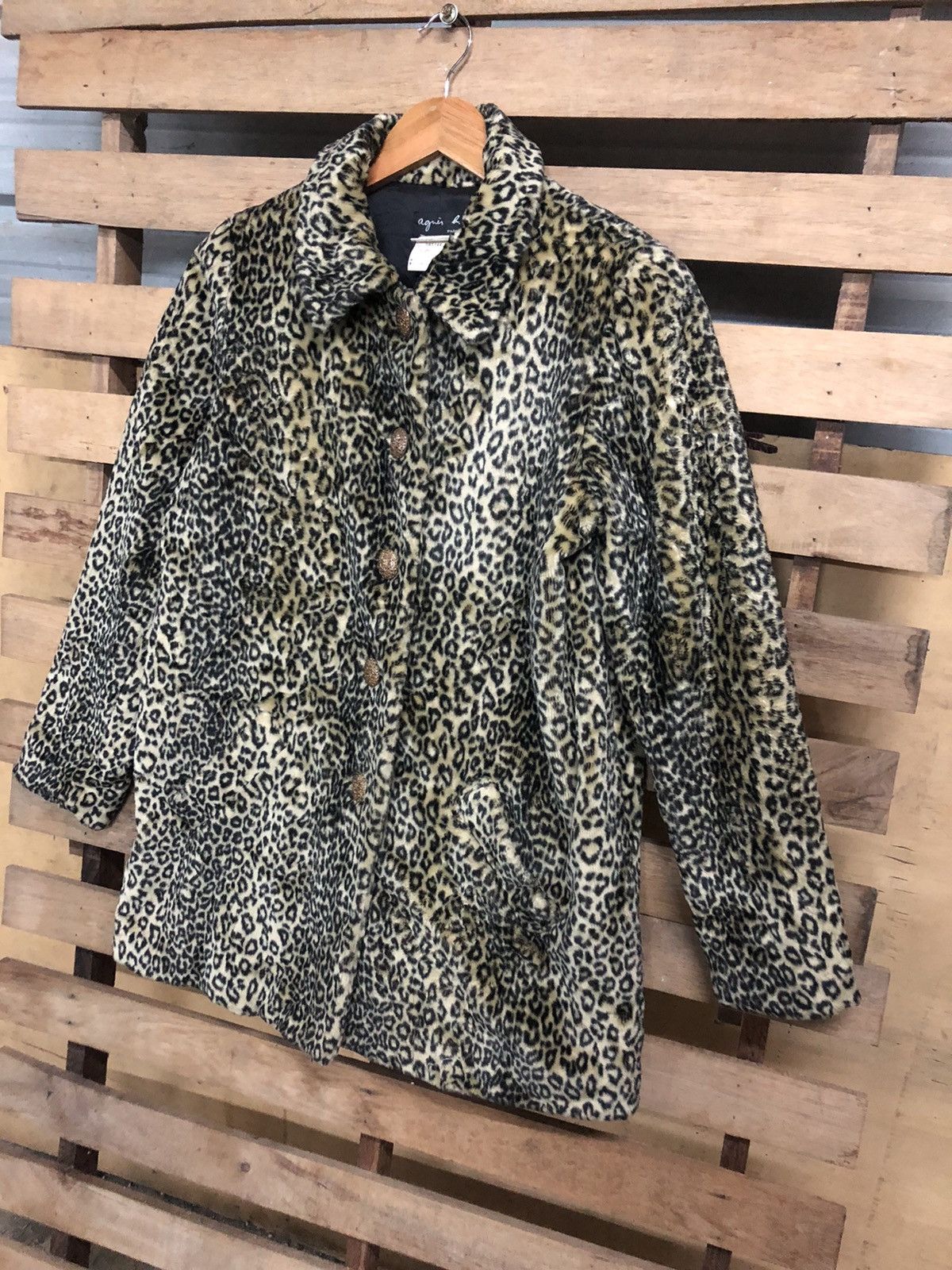 agnes b. Agnes B Paris Leopard Button Up Design Jacket Size US M / EU 48-50 / 2 - 3 Thumbnail