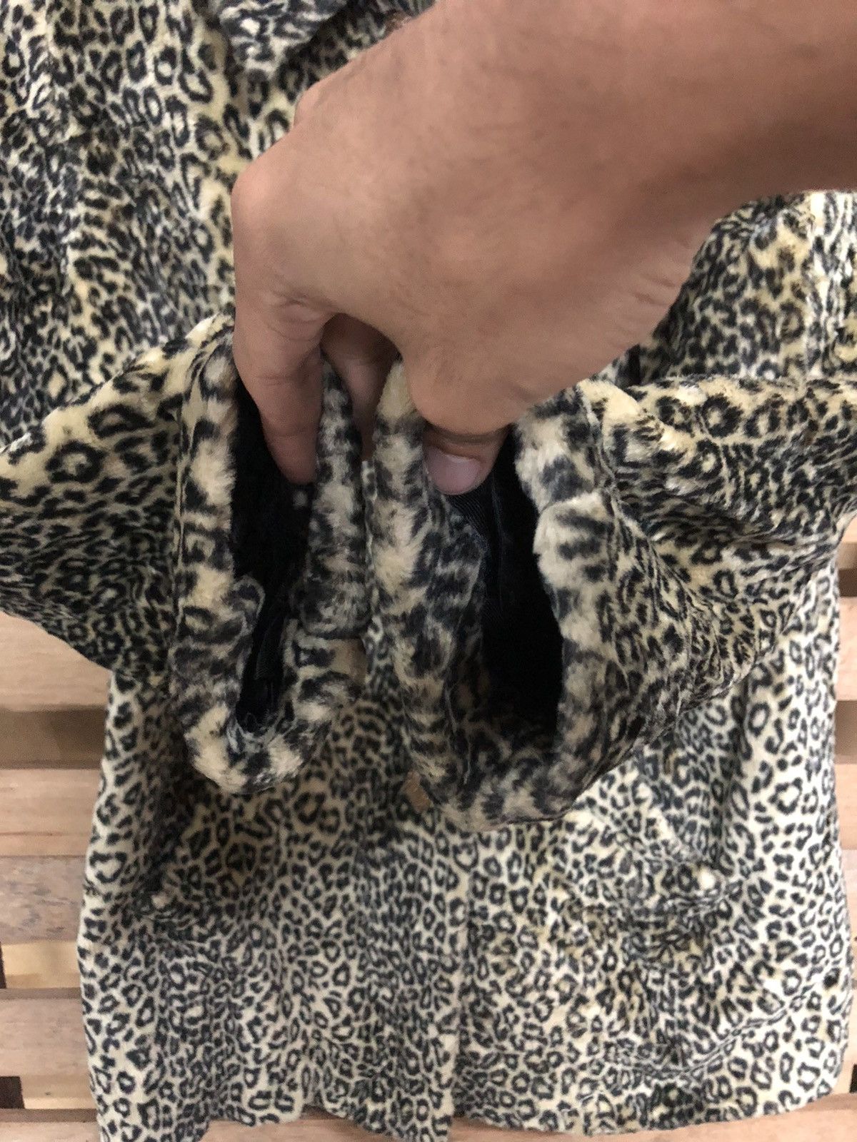 agnes b. Agnes B Paris Leopard Button Up Design Jacket Size US M / EU 48-50 / 2 - 6 Thumbnail