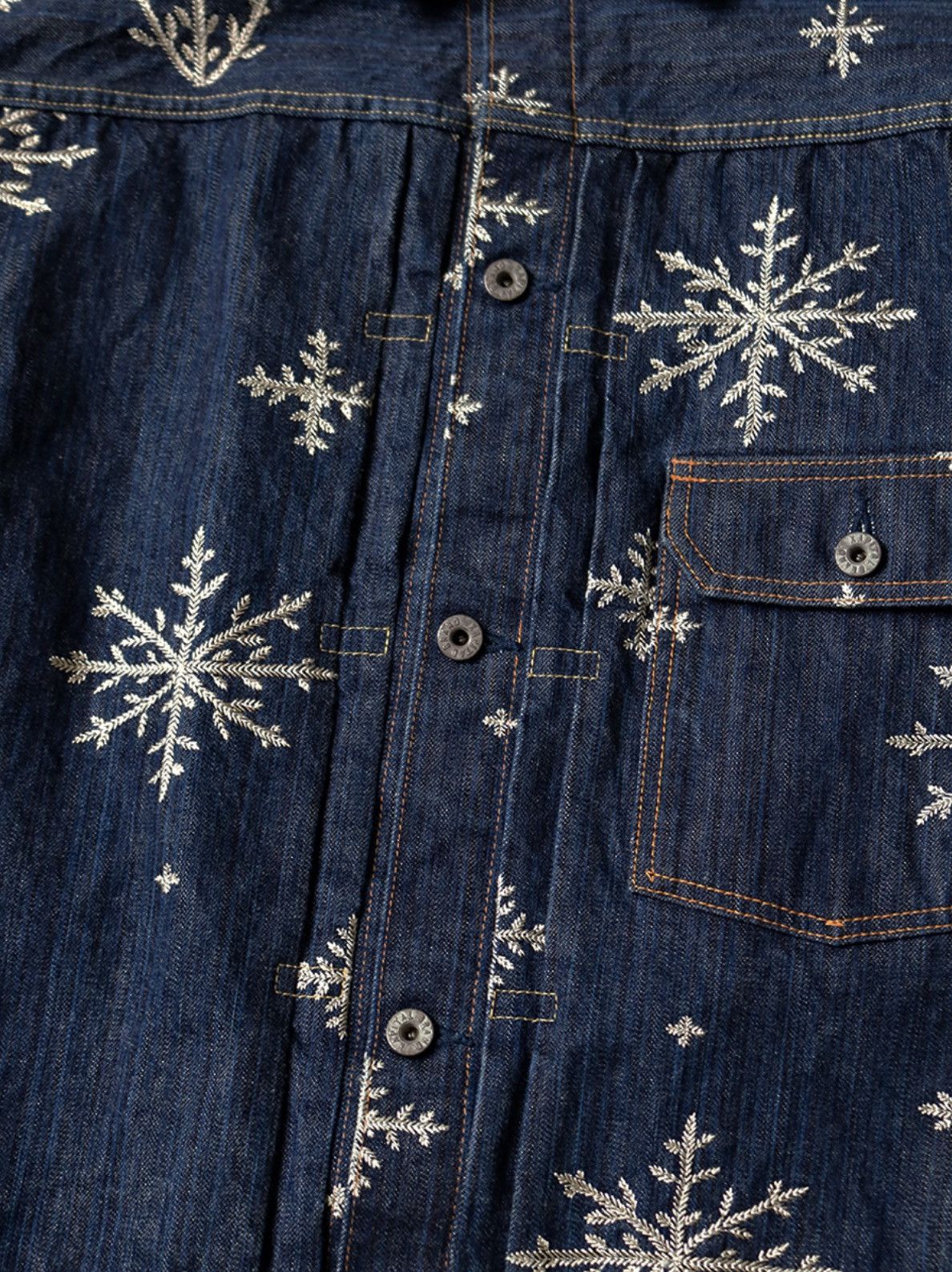 Kapital Kapital 14oz Denim snow 1st jacket size 5 Size US XXL / EU 58 / 5 - 6 Thumbnail