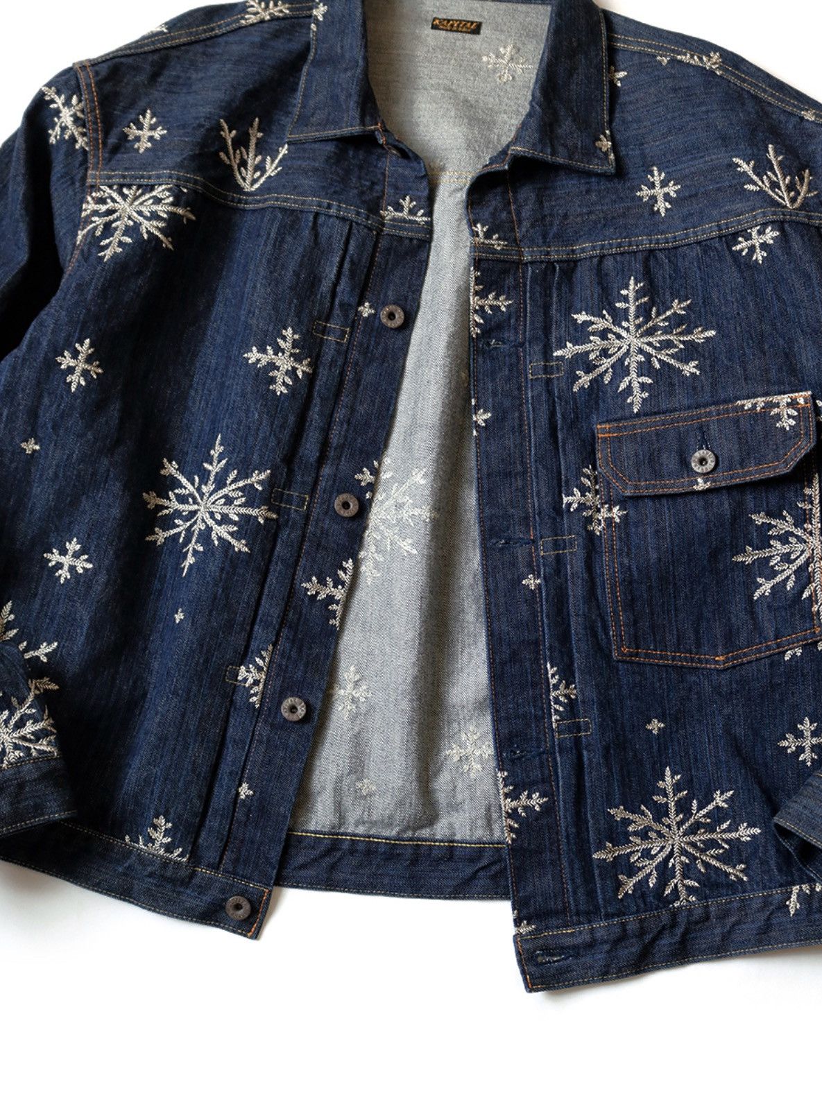 Kapital Kapital 14oz Denim snow 1st jacket size 5 Size US XXL / EU 58 / 5 - 10 Thumbnail