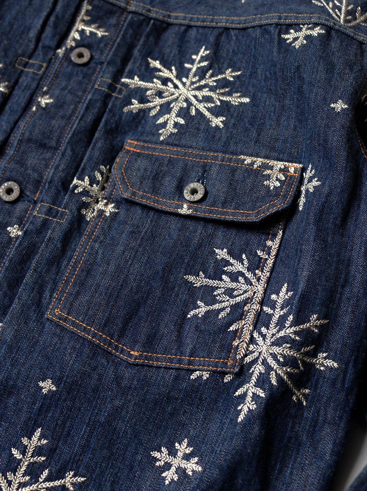 Kapital Kapital 14oz Denim snow 1st jacket size 5 Size US XXL / EU 58 / 5 - 7 Thumbnail
