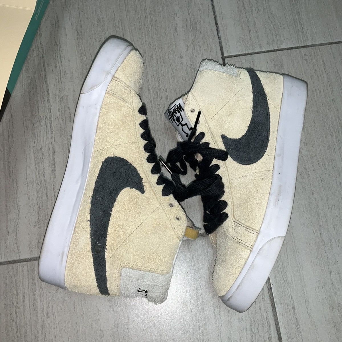 Nike × Stussy Nike Stussy SB Blazer High Top Size US 7 / EU 40 - 9 Thumbnail