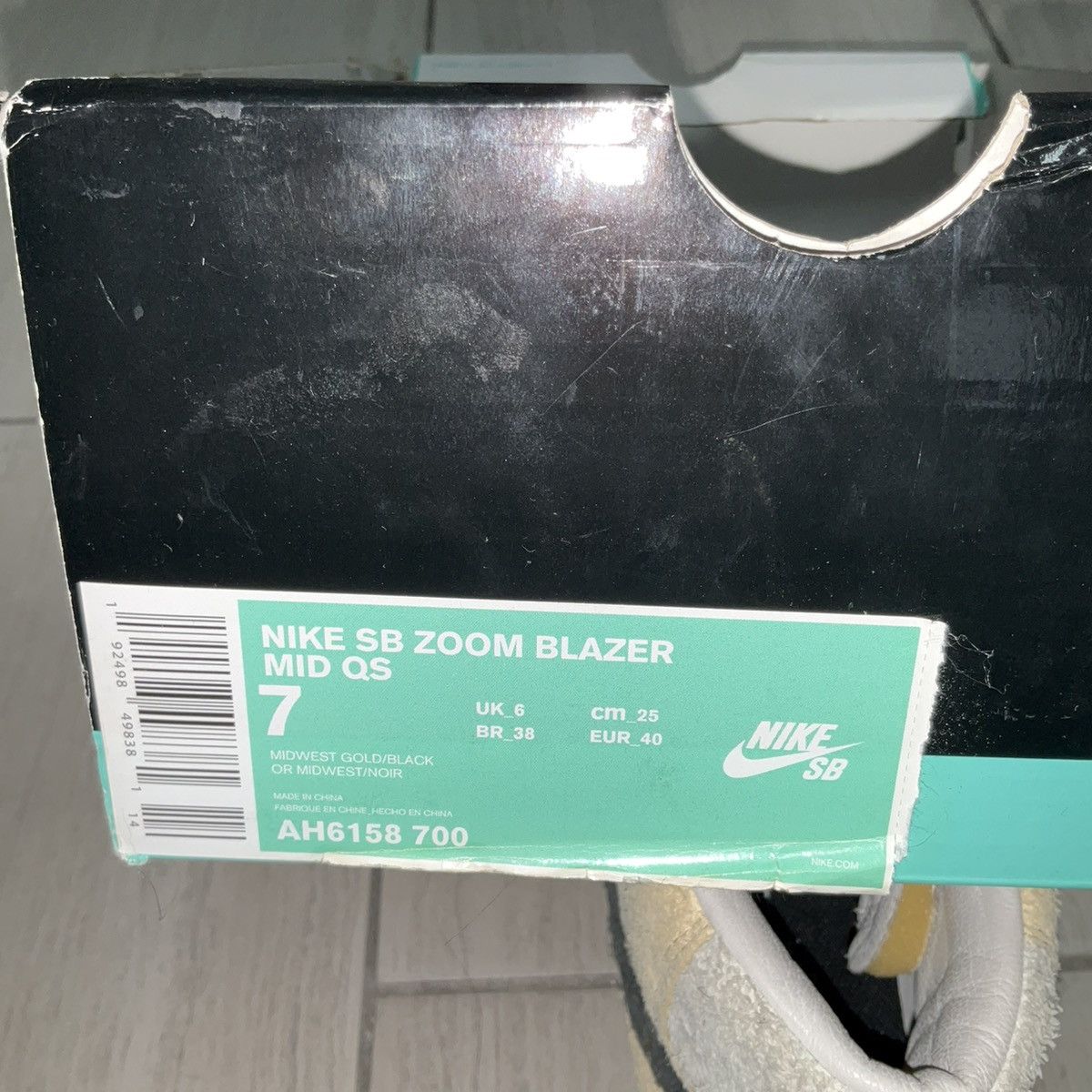 Nike × Stussy Nike Stussy SB Blazer High Top Size US 7 / EU 40 - 10 Thumbnail