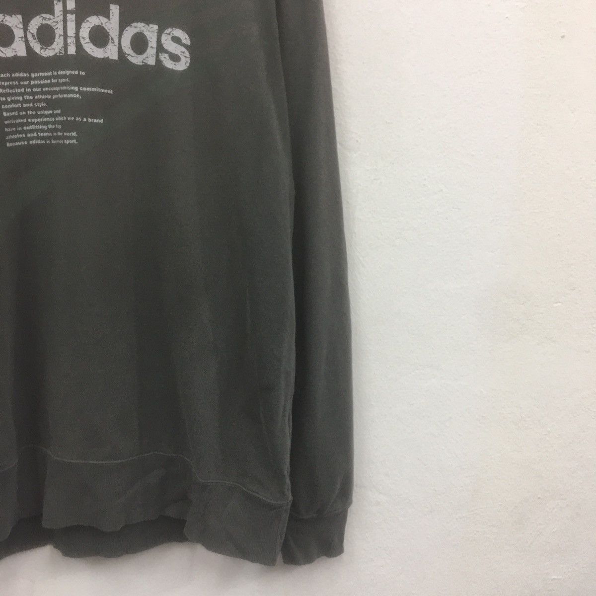 Adidas × Vintage Vintage Adidas Biglogo Spellout Sweatshirt Crewneck Sweater Size US M / EU 48-50 / 2 - 4 Thumbnail