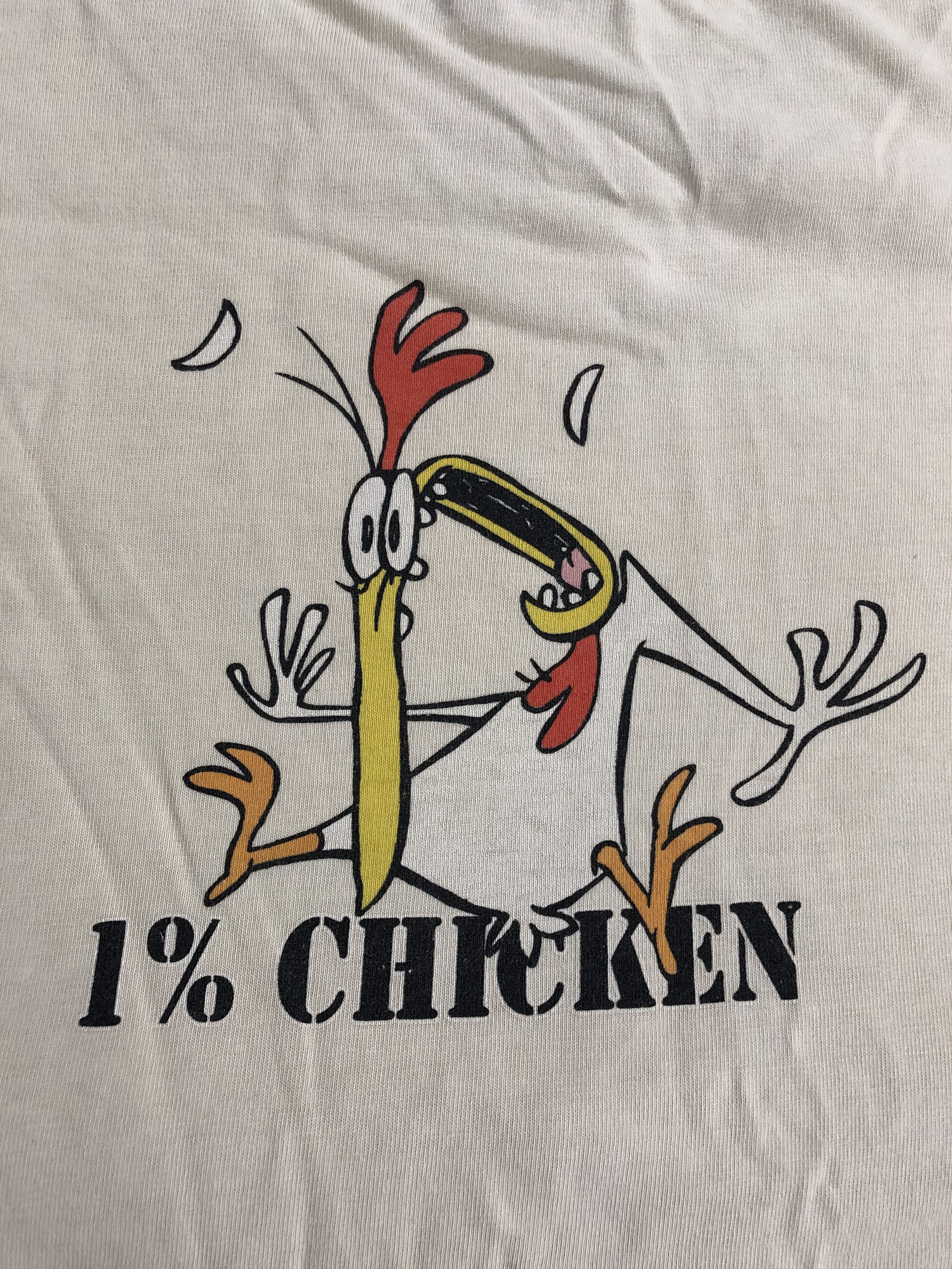Cartoon Network Vintage 2000 Cow and Chicken (Johnny Bravo Ren and Stimpy) Size US L / EU 52-54 / 3 - 7 Thumbnail