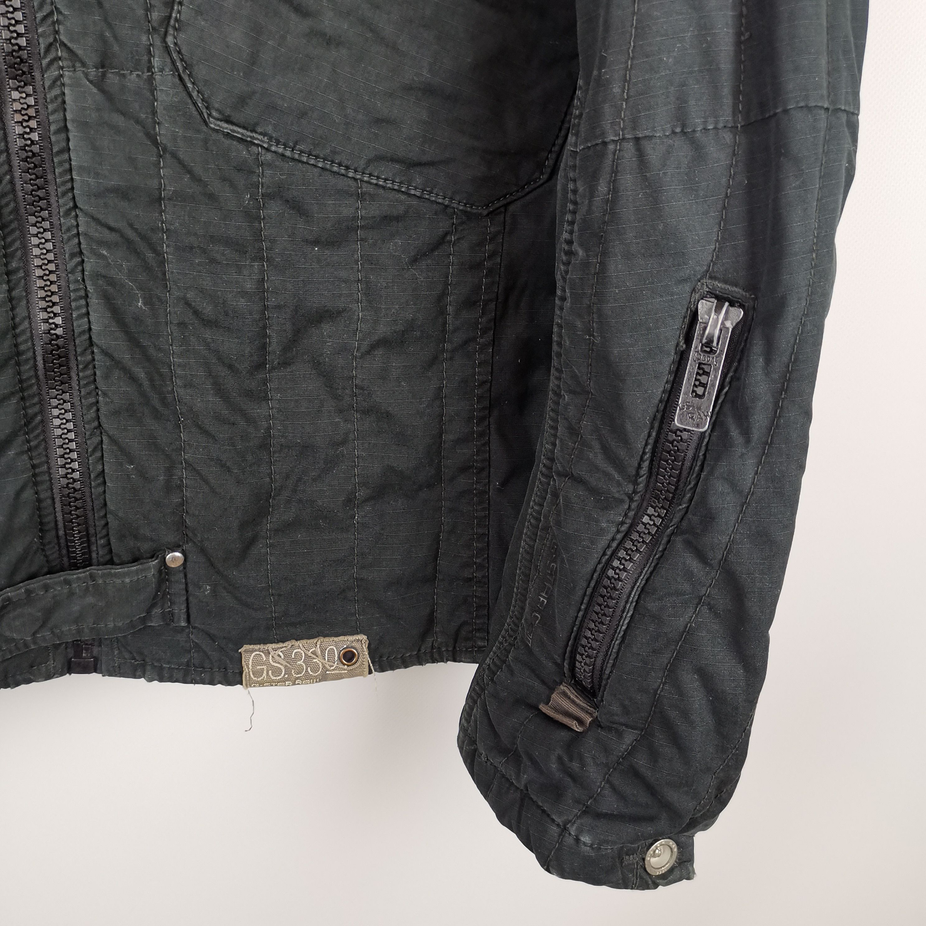 G-Star Vintage G-Star Raw blan quilted shirt overshirt jacket Size US M / EU 48-50 / 2 - 6 Thumbnail