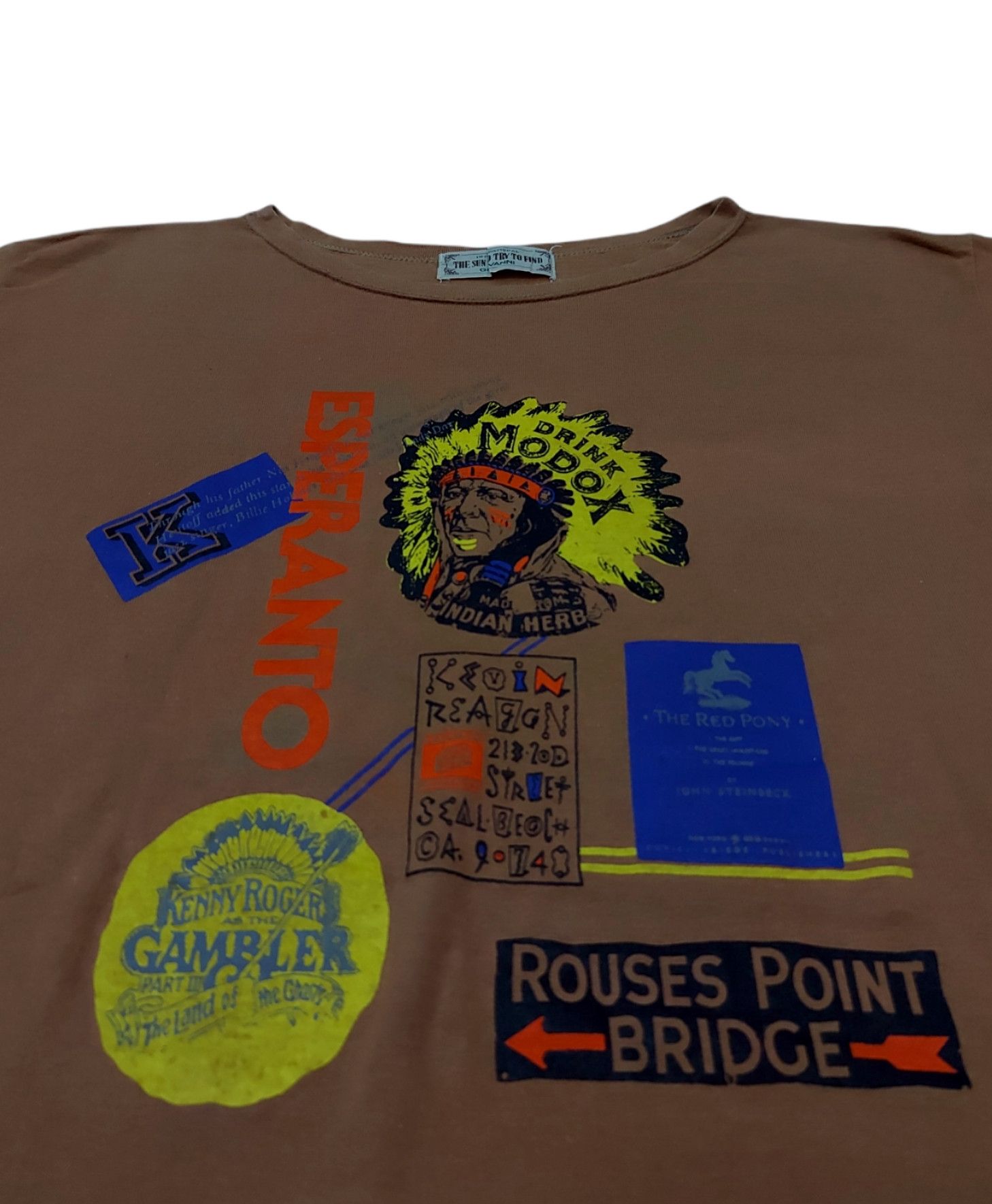 Designer × Vintage RARE! VTG 80s GIOVANNI DESIGNER ART PATCH POSTERS Size US M / EU 48-50 / 2 - 5 Thumbnail