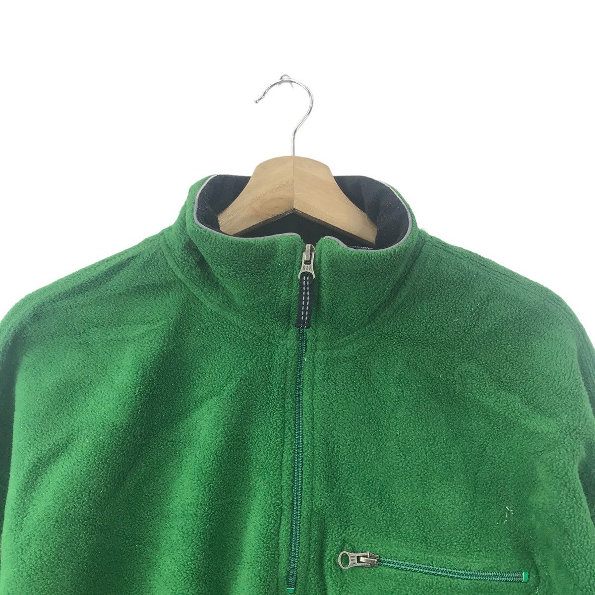 Gap GAP ATHLETIC Half Zipper Fleece Green Sweatshirt Size US L / EU 52-54 / 3 - 2 Thumbnail