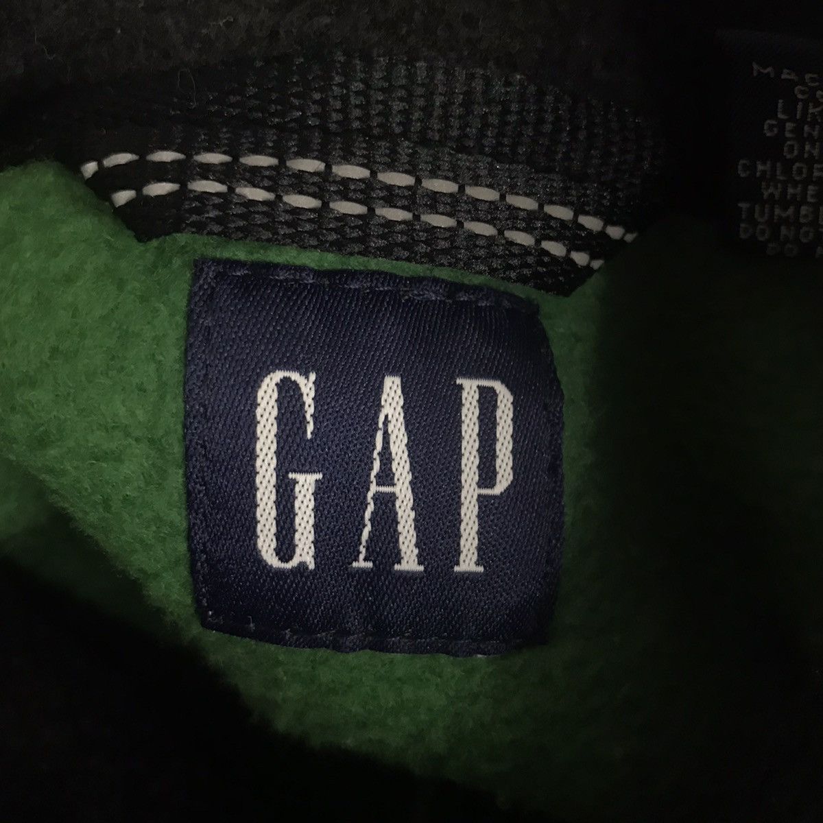 Gap GAP ATHLETIC Half Zipper Fleece Green Sweatshirt Size US L / EU 52-54 / 3 - 5 Thumbnail