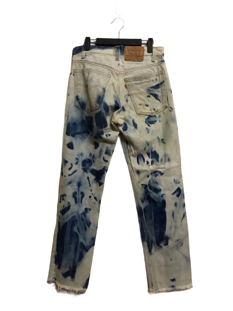 Levi's × Vintage Vtg Levi’s Bleach Wash/Acid Wash Jeans Orange Tag Size US 30 / EU 46 - 2 Thumbnail