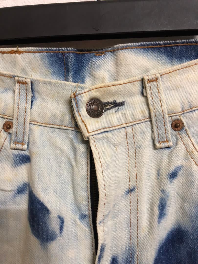 Levi's × Vintage Vtg Levi’s Bleach Wash/Acid Wash Jeans Orange Tag Size US 30 / EU 46 - 8 Thumbnail