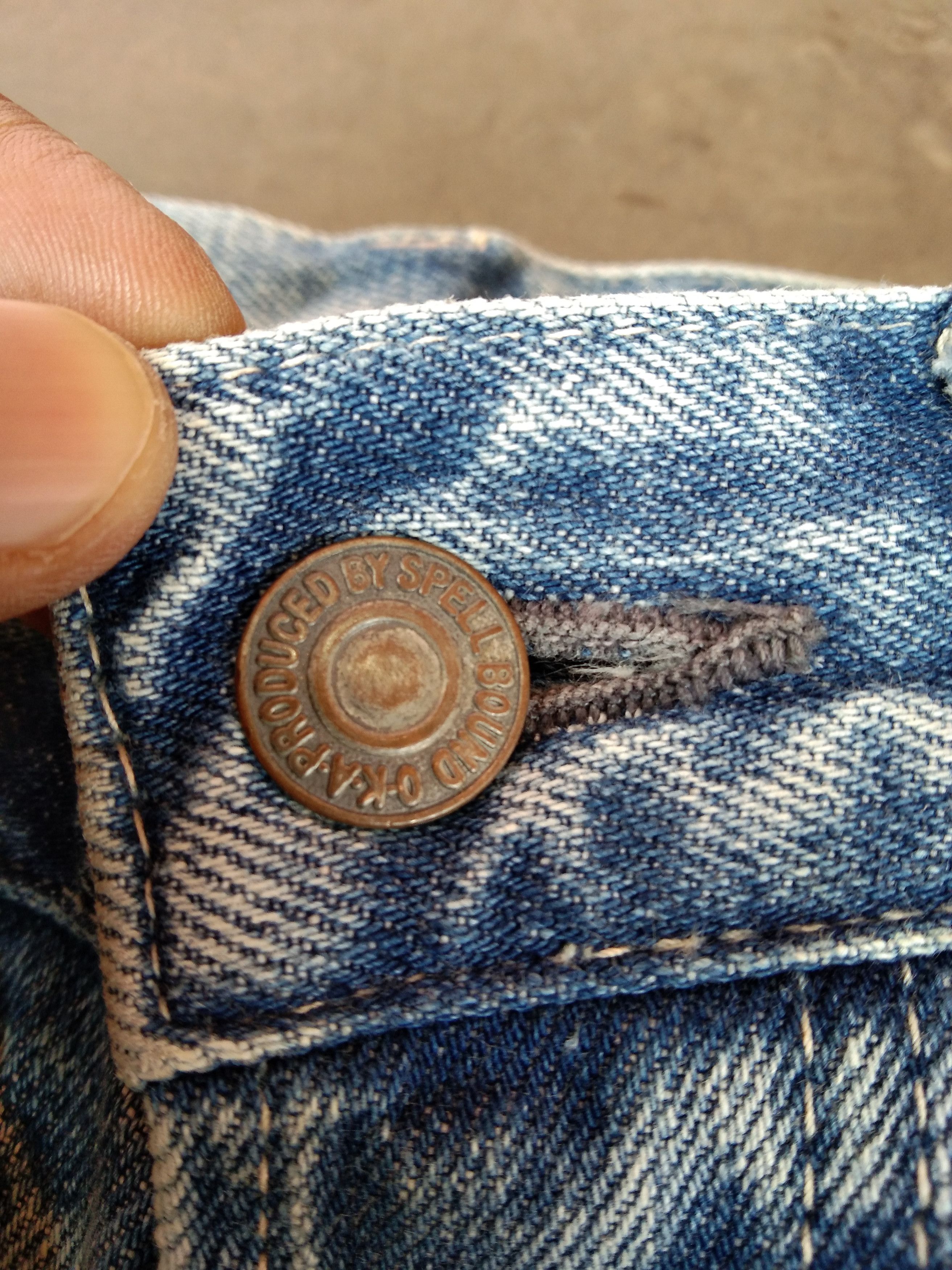 Japanese Brand 90s Vintage Japanese Spellbound Light Wash Jeans 28x33 Size US 28 / EU 44 - 6 Thumbnail