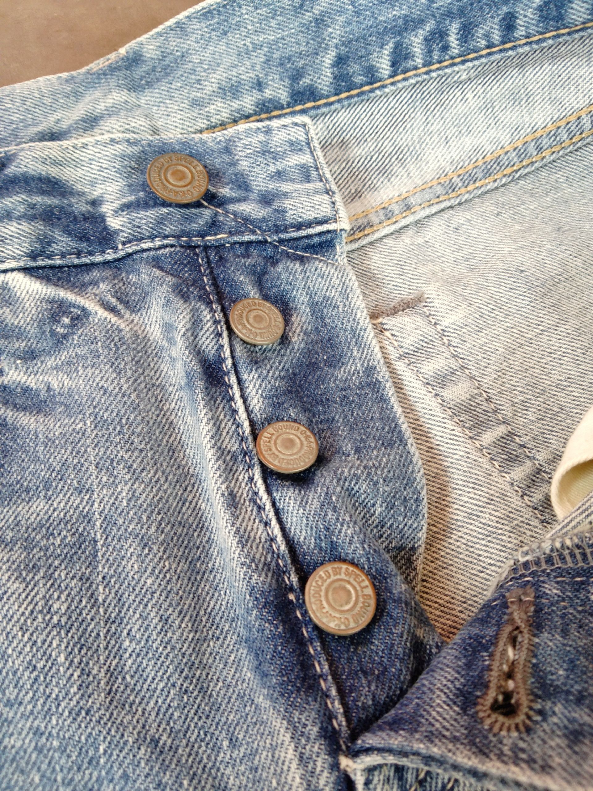 Japanese Brand 90s Vintage Japanese Spellbound Light Wash Jeans 28x33 Size US 28 / EU 44 - 5 Thumbnail