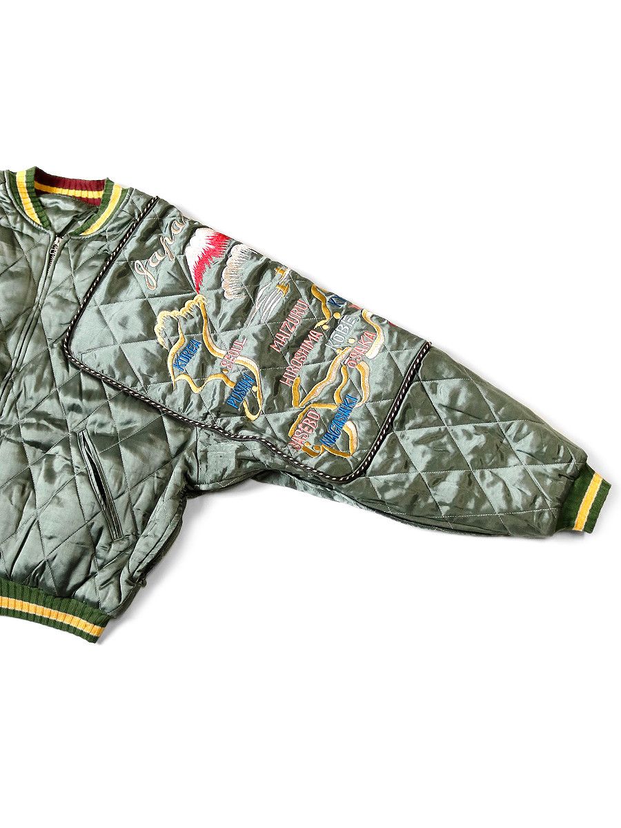 Kapital Kapital Japan Rayon-Satin Quilting Sham Bomber Jacket Size US XL / EU 56 / 4 - 8 Thumbnail