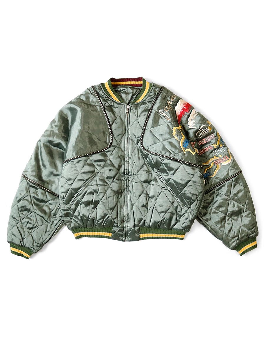 Kapital Kapital Japan Rayon-Satin Quilting Sham Bomber Jacket Size US XL / EU 56 / 4 - 10 Thumbnail