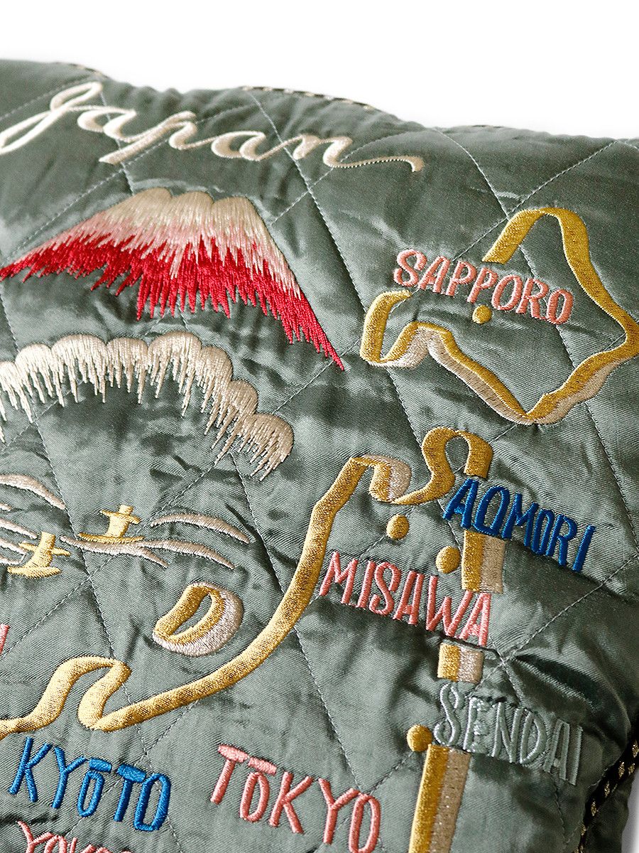 Kapital Kapital Japan Rayon-Satin Quilting Sham Bomber Jacket Size US XL / EU 56 / 4 - 5 Thumbnail