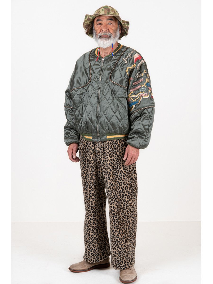 Kapital Kapital Japan Rayon-Satin Quilting Sham Bomber Jacket Size US XL / EU 56 / 4 - 4 Thumbnail