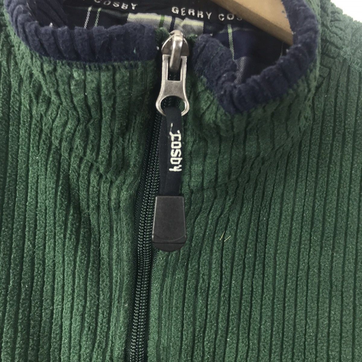 Vintage Vintage GERRY COSBY Multi Pocket Green Sweater Size US L / EU 52-54 / 3 - 4 Thumbnail