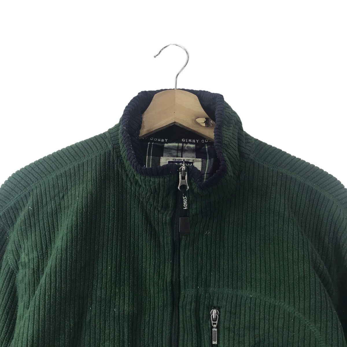 Vintage Vintage GERRY COSBY Multi Pocket Green Sweater Size US L / EU 52-54 / 3 - 2 Thumbnail