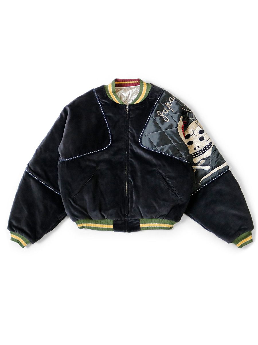 Kapital Kapital Rain Skull and Snake-Satin Sham Bomber Jacket Size US L / EU 52-54 / 3 - 3 Thumbnail