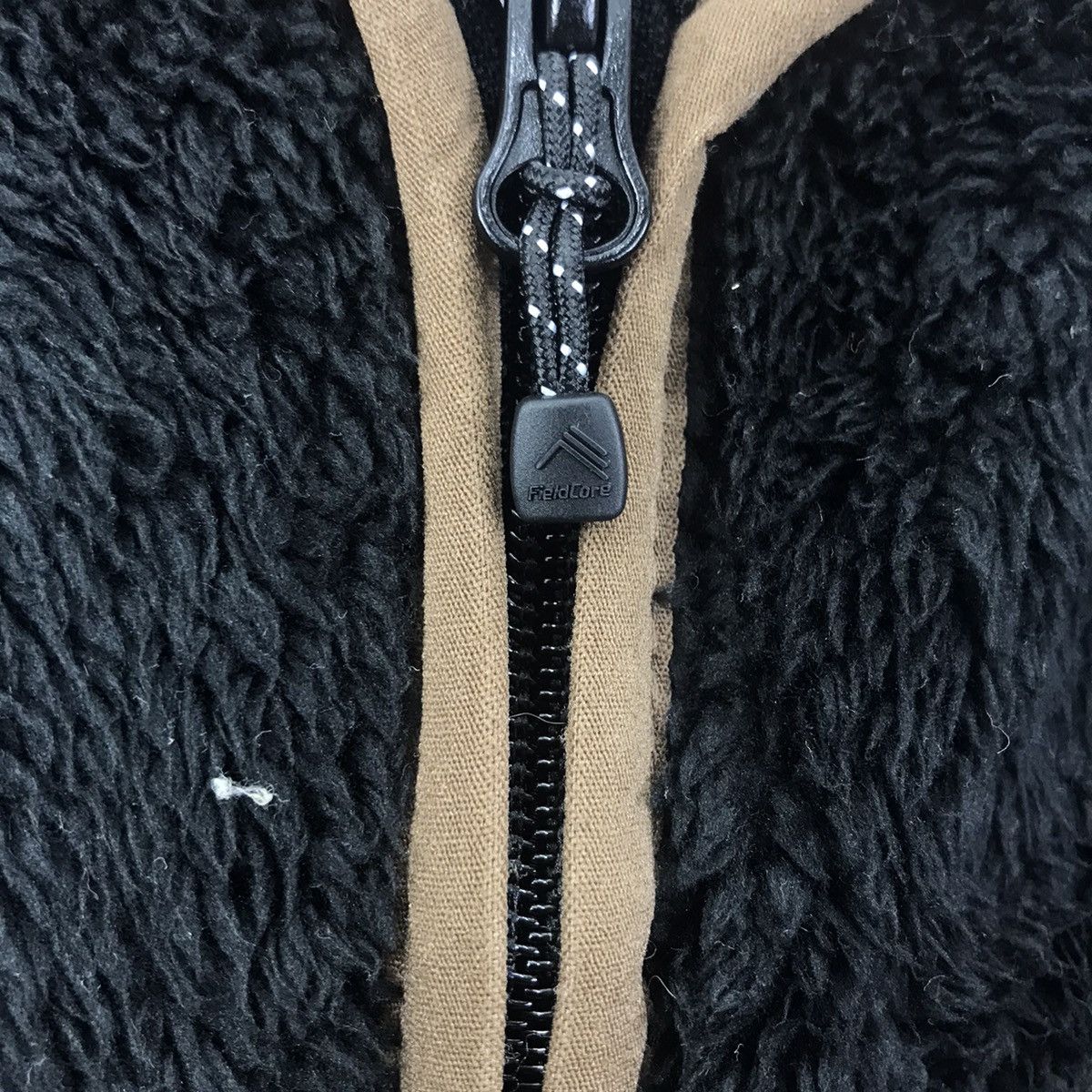 Vintage FIELD CORE Retro-X Deep Pile Sherpa Fleece Zipper Sweater Size US L / EU 52-54 / 3 - 3 Thumbnail