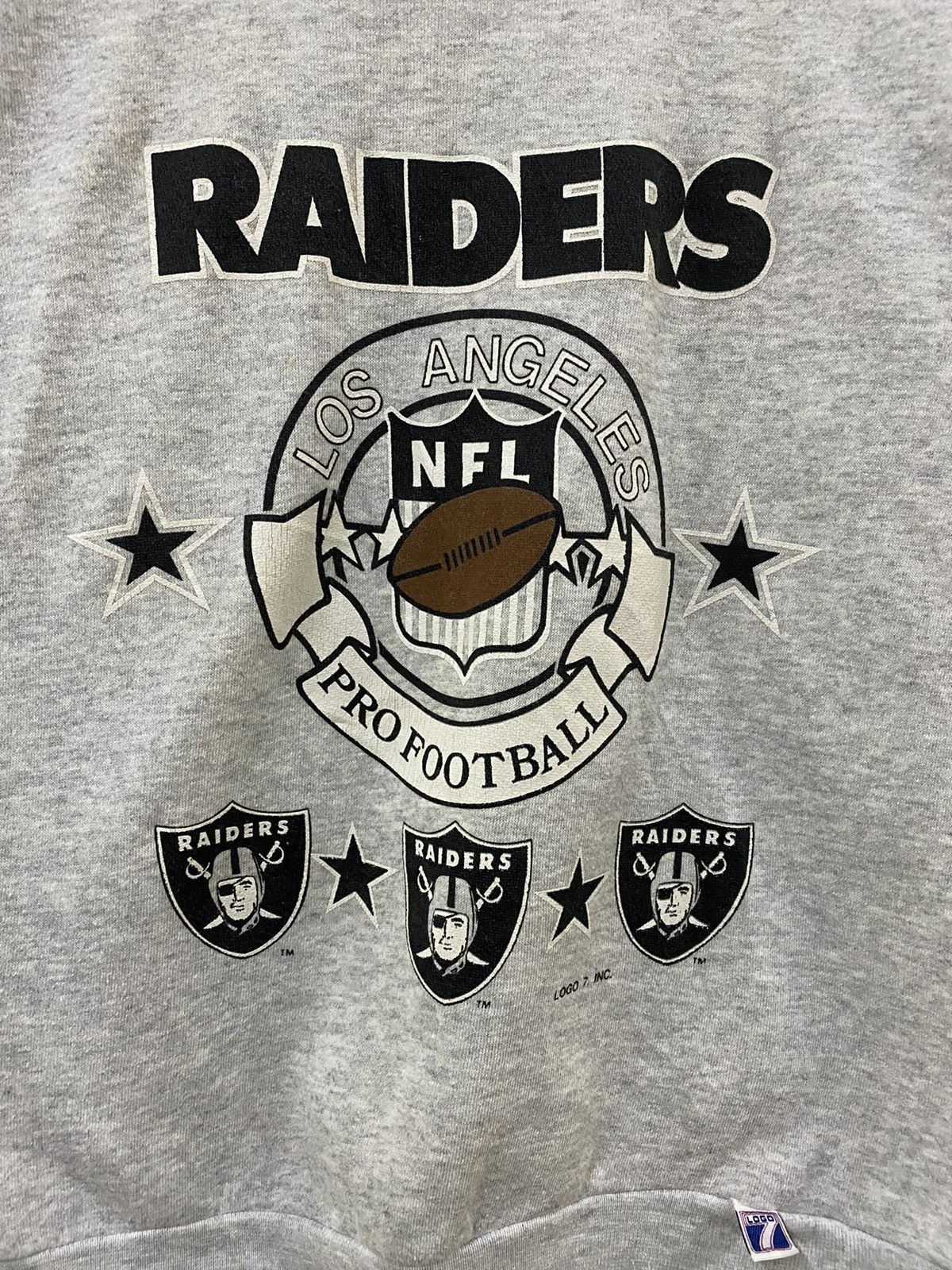 NFL Vintage🔥 Raiders Los Angeles Nfl Sweatshirt Crewneck Size US M / EU 48-50 / 2 - 6 Thumbnail
