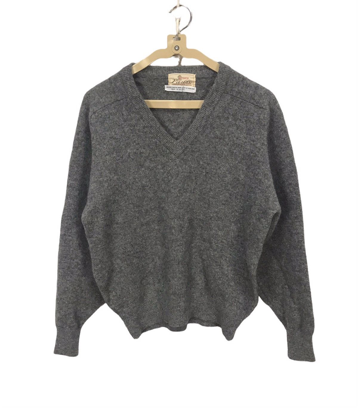 Vintage Vintage wool knit sweatshirt vneck by pause Size US S / EU 44-46 / 1 - 1 Thumbnail