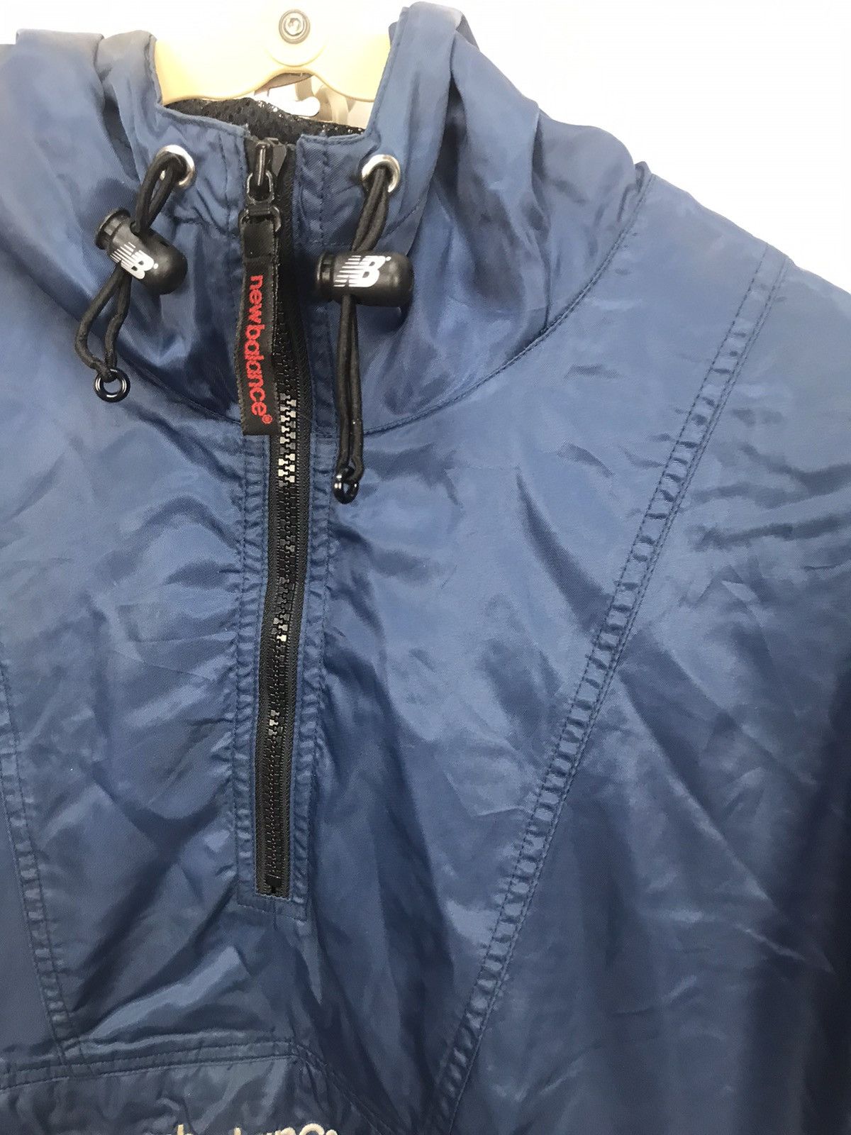 New Balance × Vintage New balance spellout half zipper windbreaker Size US L / EU 52-54 / 3 - 6 Thumbnail
