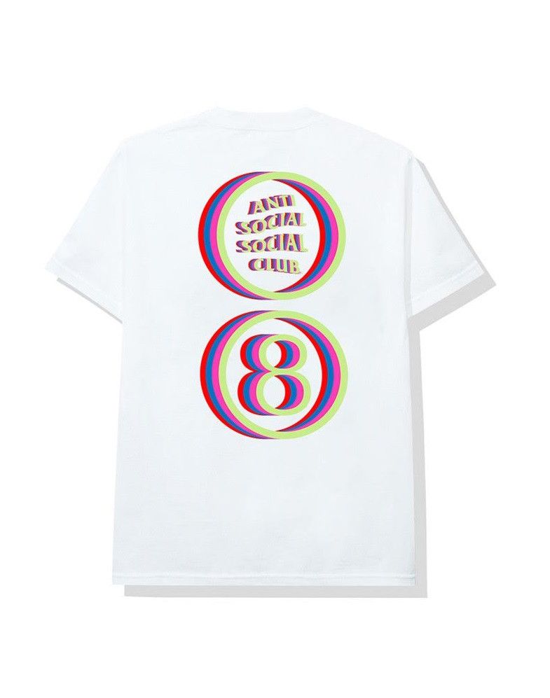 Anti Social Social Club DS ASSC logo 8 MoodBored White Tee in hand BAPE CPFM KITH Size US M / EU 48-50 / 2 - 1 Thumbnail