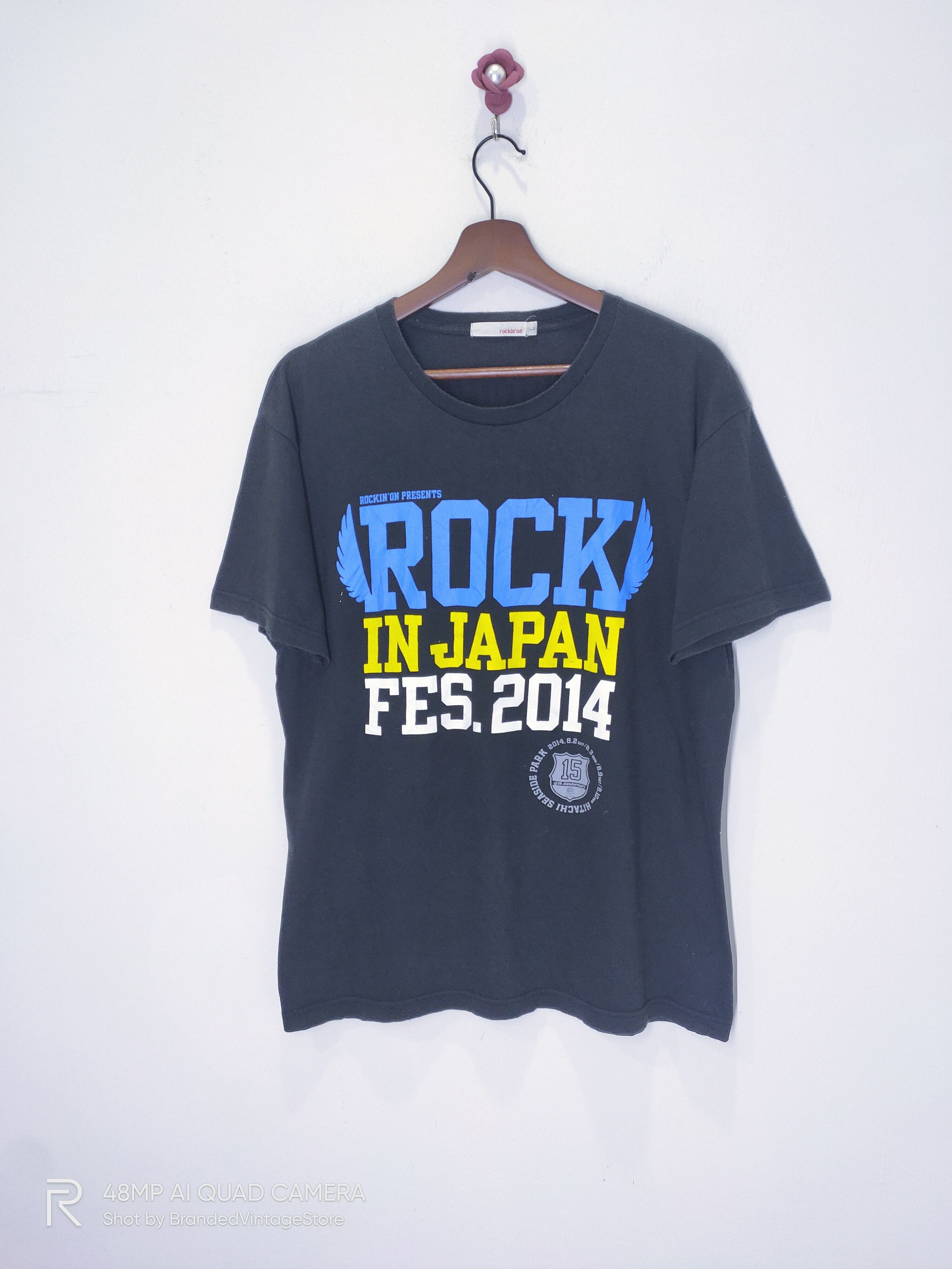 Band Tees × Japanese Brand ROCKIN' ON JAPAN TOUR ROCK BAND FESTIVAL 2014 Big Logo Tee Size US L / EU 52-54 / 3 - 1 Thumbnail