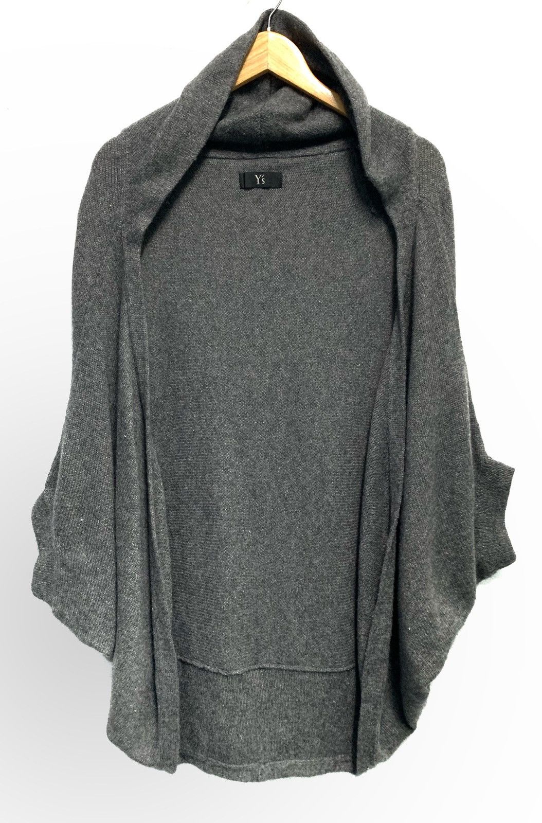 Yohji Yamamoto 🇯🇵[Sample] Ys Yohji Yamamoto Cloak Cape Cardigan Size US L / EU 52-54 / 3 - 5 Thumbnail